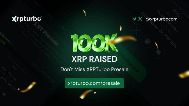 XRP News: XRPTurbo (XRT) Presale Surpasses 100,000 XRP Raised, Launchpad Demo Set For Reveal On Ripple Blockchain In Q2 2025