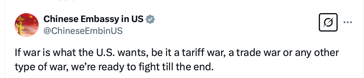 طباعة النقود — الدفاع الاقتصادي للصين ضد تعرفات ترامب قد تدفع أسعار البيتكوين للأعلى طباعة النقود — الدفاع الاقتصادي للصين ضد تعرفات ترامب قد تدفع أسعار البيتكوين للأعلى