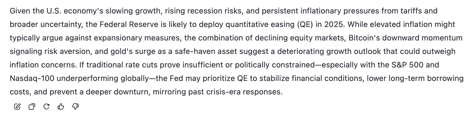 11 AI Models Weigh In: Will Federal Reserve Easing Return in 2025 Amid Economic Uncertainty? 11 AI Models Weigh In: Will Federal Reserve Easing Return in 2025 Amid Economic Uncertainty?