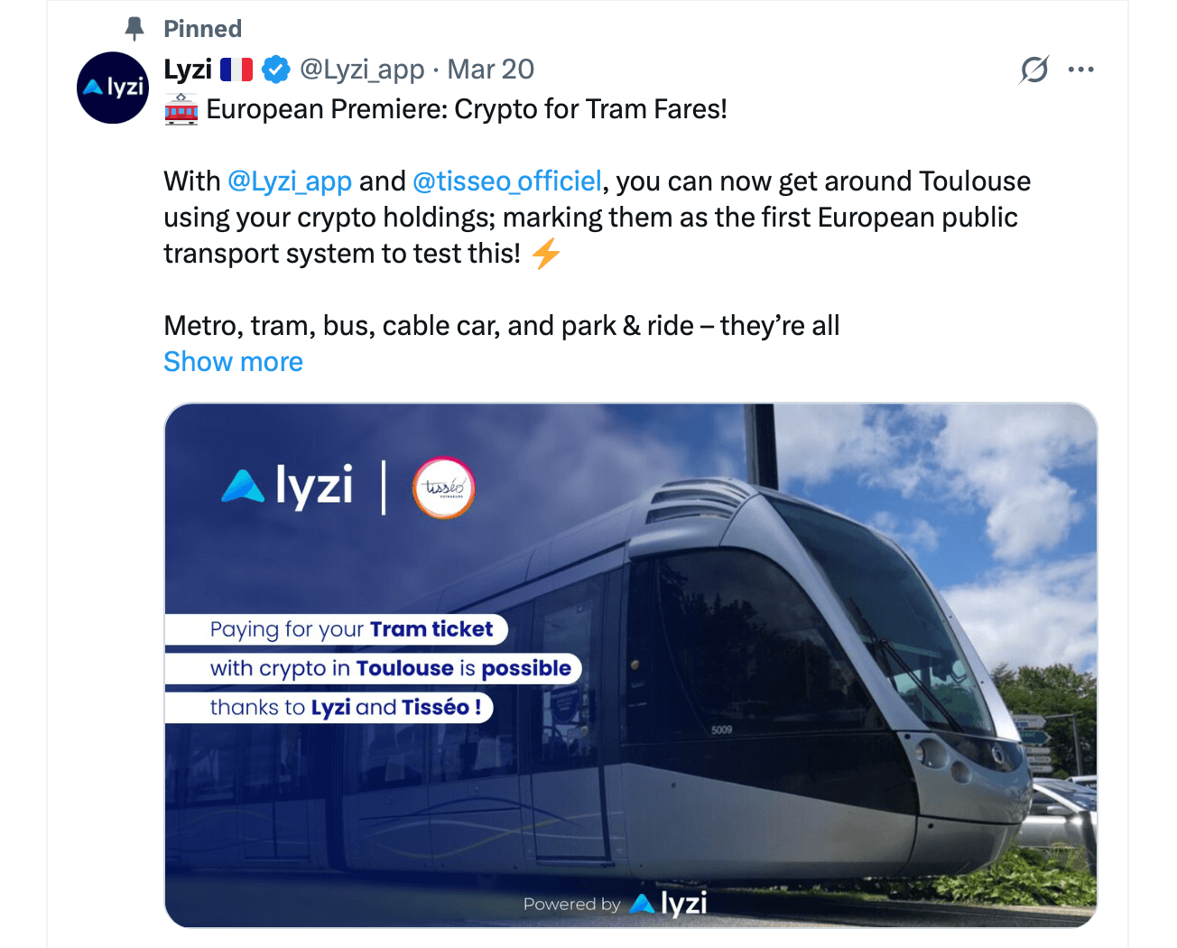 Toulouse市、ヨーロッパで仮想通貨対応の公共交通を先駆け - Bitcoin News