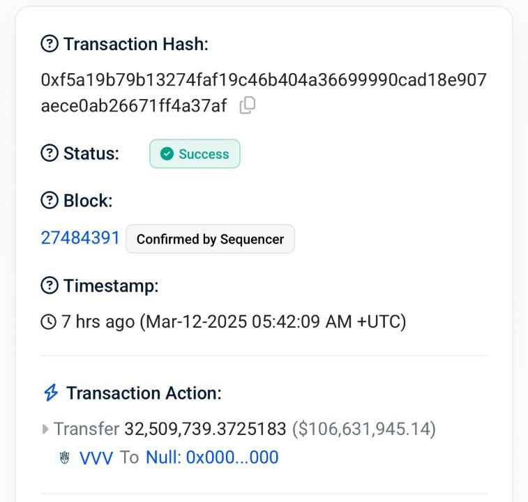 Venice brucia un terzo della fornitura totale di token Venice brucia un terzo della fornitura totale di token