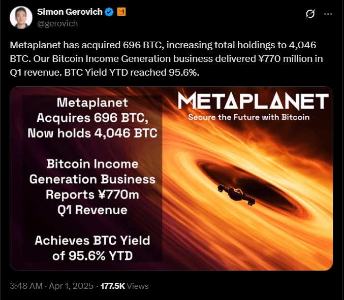 Bitcoin erreicht 85K, während institutionelle Akteure auf eine Kaufrausch gehen Bitcoin erreicht 85K, während institutionelle Akteure auf eine Kaufrausch gehen