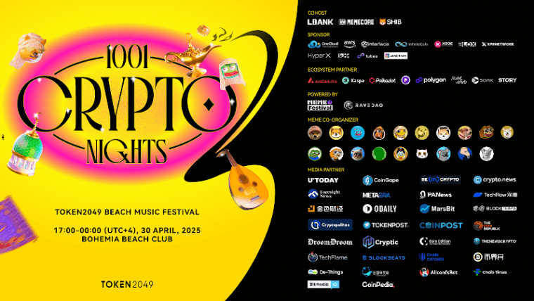 1001 Crypto Nights: The Grandest Music Festival at TOKEN2049 Dubai