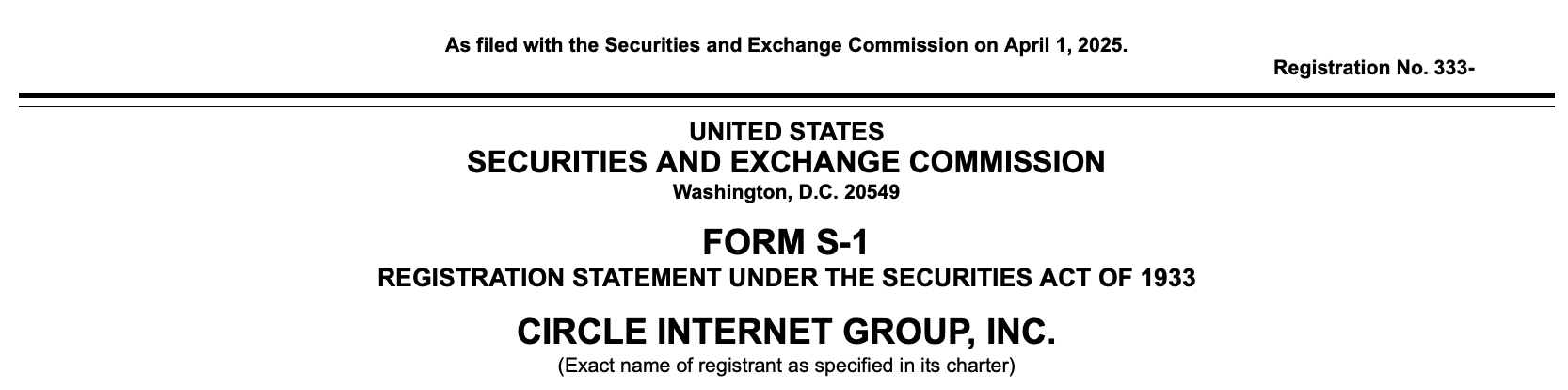 Izdajatelj stabilnega kovanca Circle vloži za IPO 