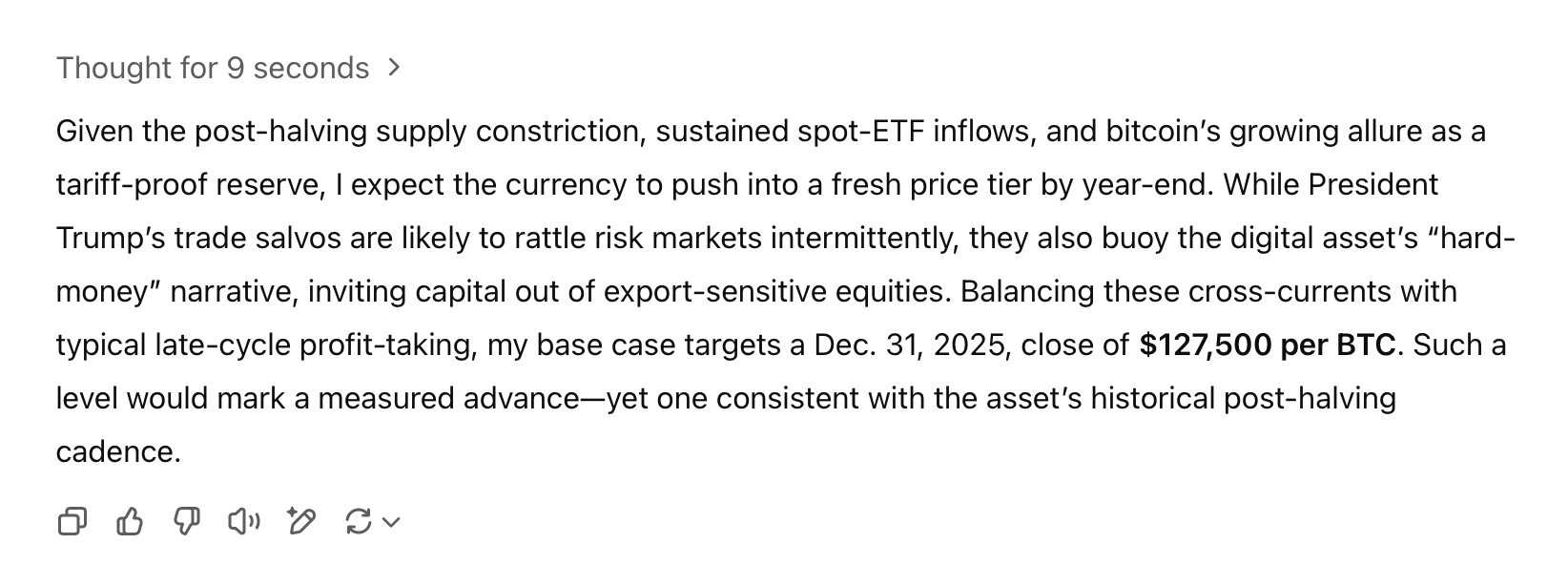 7 AI Chatbots Predict a Bullish End to 2025 for Bitcoin 7 AI Chatbots Predict a Bullish End to 2025 for Bitcoin