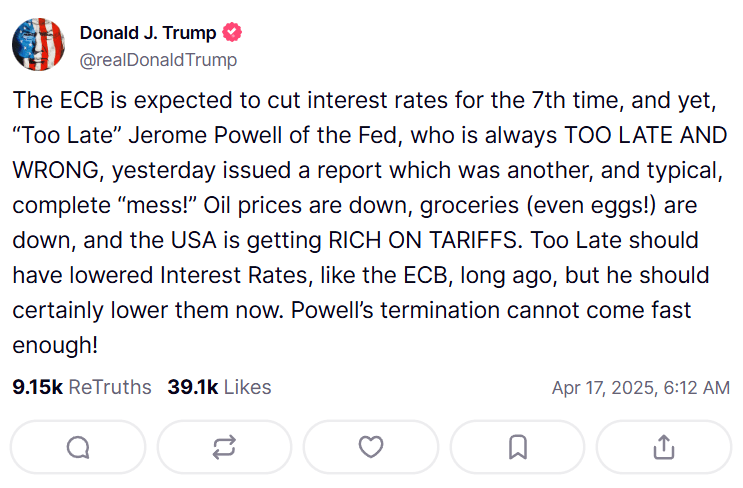 Bitcoin Hält Stand, Während das Gespräch über die Unabhängigkeit der Fed Lauter Wird Bitcoin Hält Stand, Während das Gespräch über die Unabhängigkeit der Fed Lauter Wird