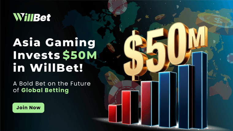 Asia Gaming Invests $50 Million in WillBet – A Bet on the Future of Global Gaming