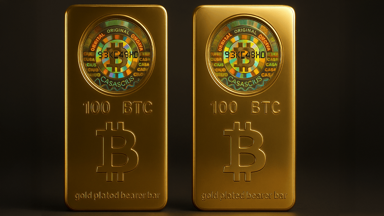 Casascius Treasure Unsealed: Two 100 BTC Bars Redeemed Amid Price Drop in April 