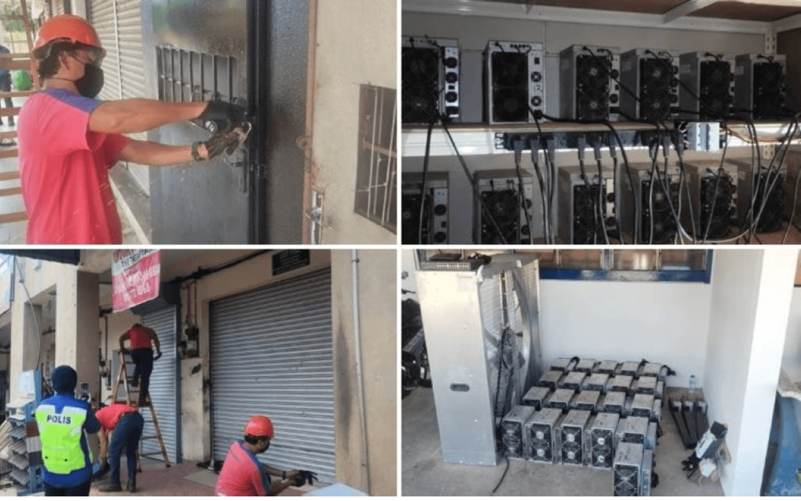 テレンガヌ警察が電気窃盗取り締まりでビットコイン採掘組織を解体 テレンガヌ警察が電気窃盗取り締まりでビットコイン採掘組織を解体