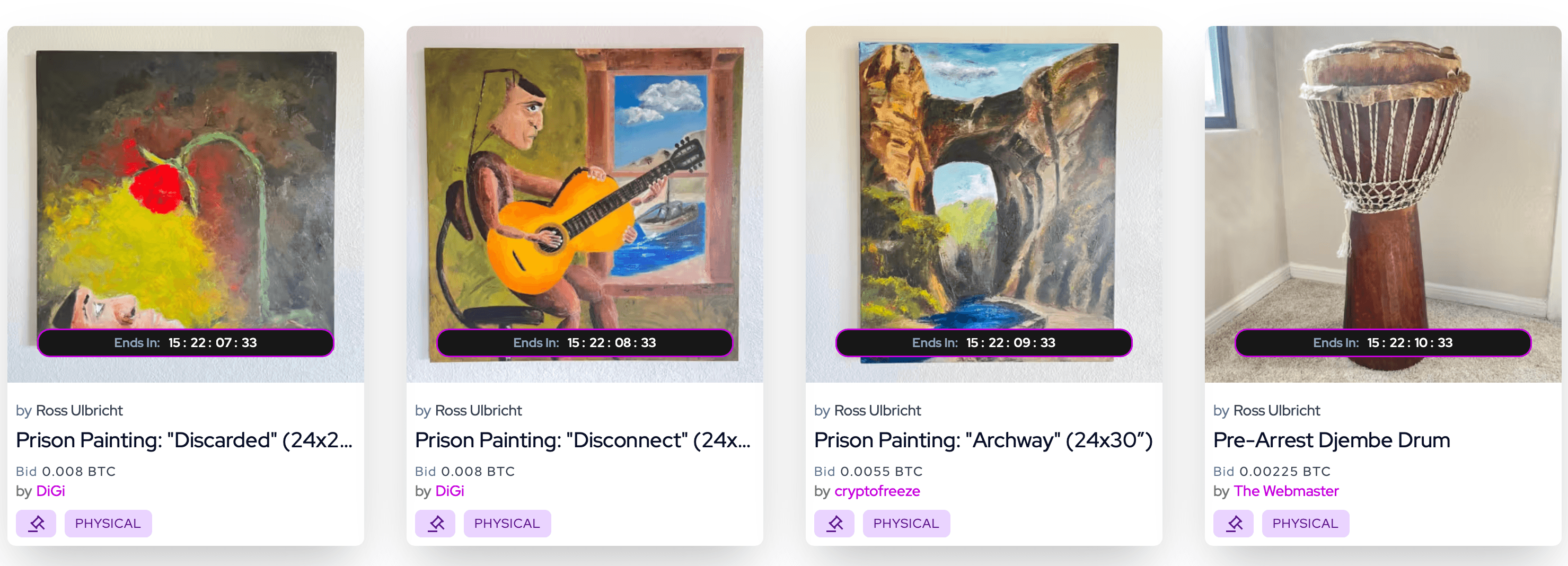 Comienza la Puja por los Recuerdos de Ross Ulbricht de Antes del Arresto y la Prisión mientras Emprende un Nuevo Capítulo Comienza la Puja por los Recuerdos de Ross Ulbricht de Antes del Arresto y la Prisión mientras Emprende un Nuevo Capítulo