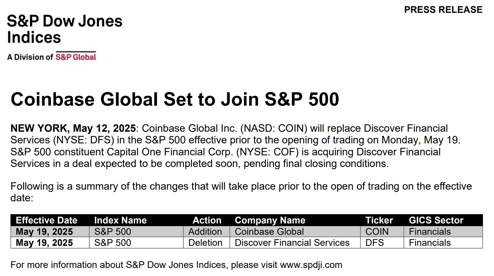 コインベースがS&P 500に参加、巨大な機関仮想通貨シフトの舞台が整う コインベースがS&P 500に参加、巨大な機関仮想通貨シフトの舞台が整う