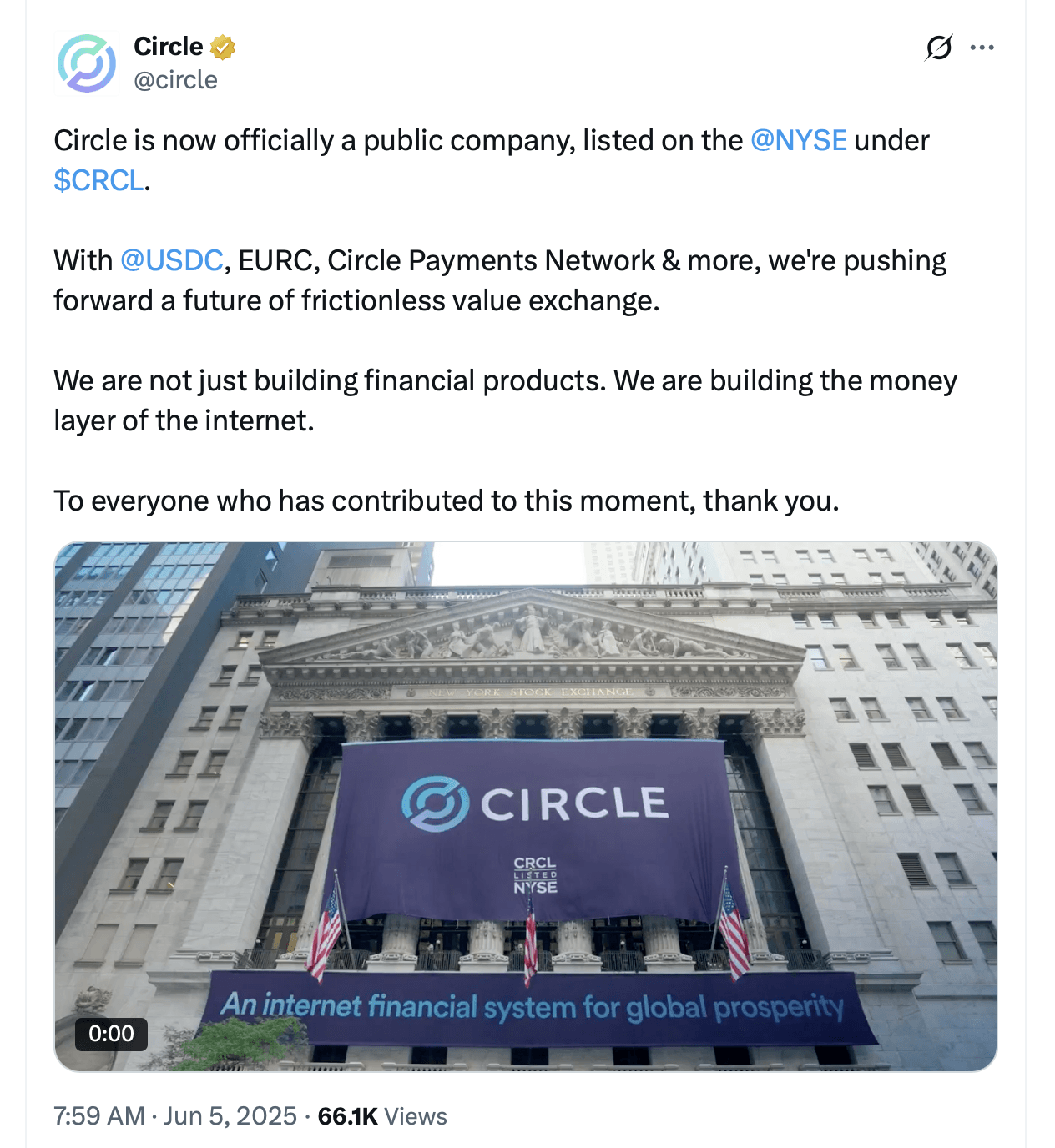NYSE, Circle'ı Büyük Kripto Halka Arzında Karşılıyor NYSE, Circle'ı Büyük Kripto Halka Arzında Karşılıyor