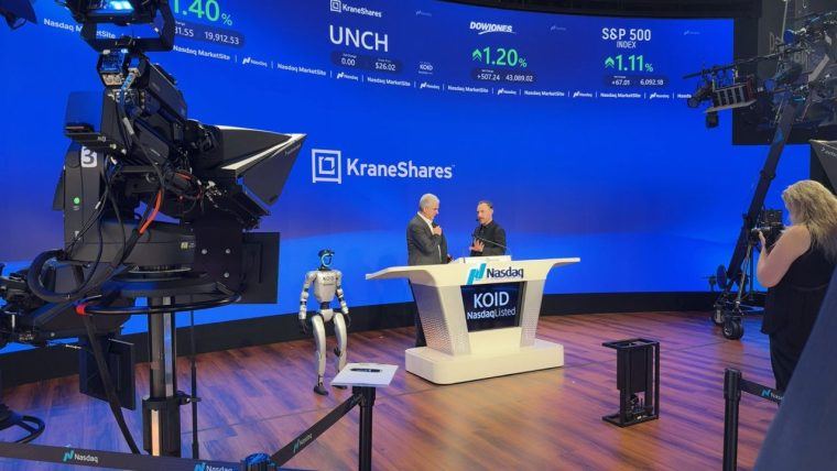 For the First Time Ever, a Humanoid Robot Rings the Nasdaq Opening Bell