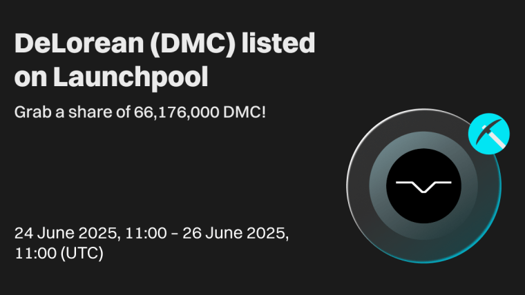 Bitget Launchpool to List DeLorean (DMC), Offering 66 Million Tokens in Rewards