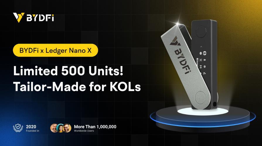 BYDFi and Ledger Launch Global Campaign With Limited BYDFi x Ledger Nano X