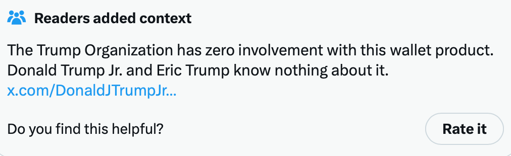 Rapport hævder 'indre stridigheder', påbud rammer Trump-linket kryptoprojekt efter wallet-afsløring Rapport hævder 'indre stridigheder', påbud rammer Trump-linket kryptoprojekt efter wallet-afsløring