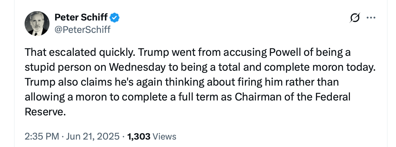 Räntekamp: Trump vs. Powell, Massie vs. Fed Räntekamp: Trump vs. Powell, Massie vs. Fed