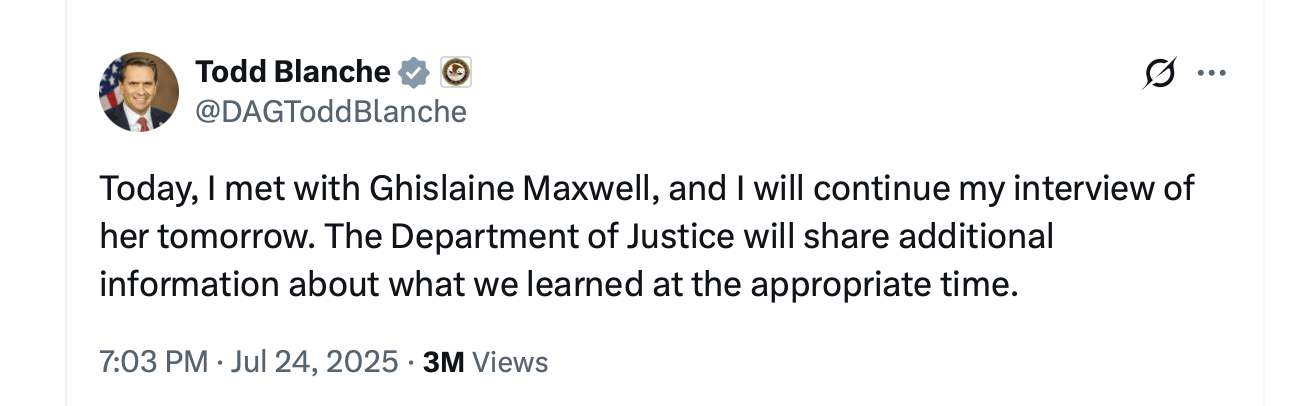 האם ג'יסליין תתהפך? פגישת DOJ של מקסוול מעוררת סערה ב-Polymarket האם ג'יסליין תתהפך? פגישת DOJ של מקסוול מעוררת סערה ב-Polymarket