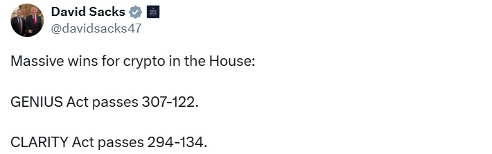 Kripto Büyük Zafer Kazandı: Meclis 3 Önemli Kripto Yasa Tasarısını Geçirdi Kripto Büyük Zafer Kazandı: Meclis 3 Önemli Kripto Yasa Tasarısını Geçirdi