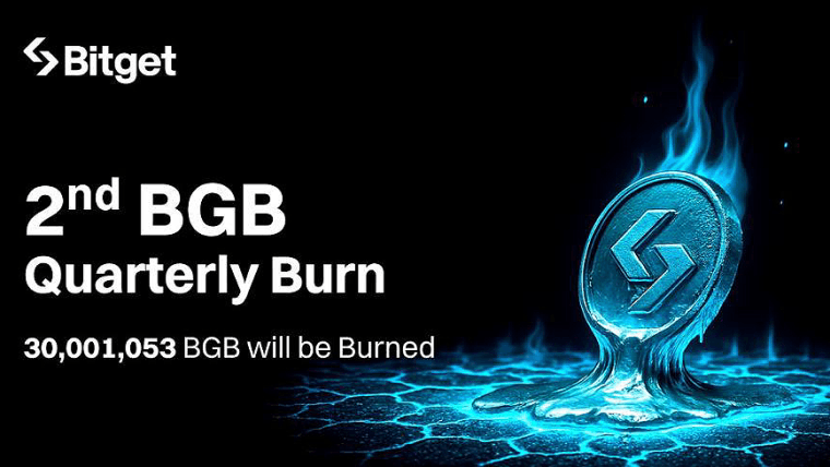 Bitget Burns 30M BGB Worth $138 Million for Q2 2025