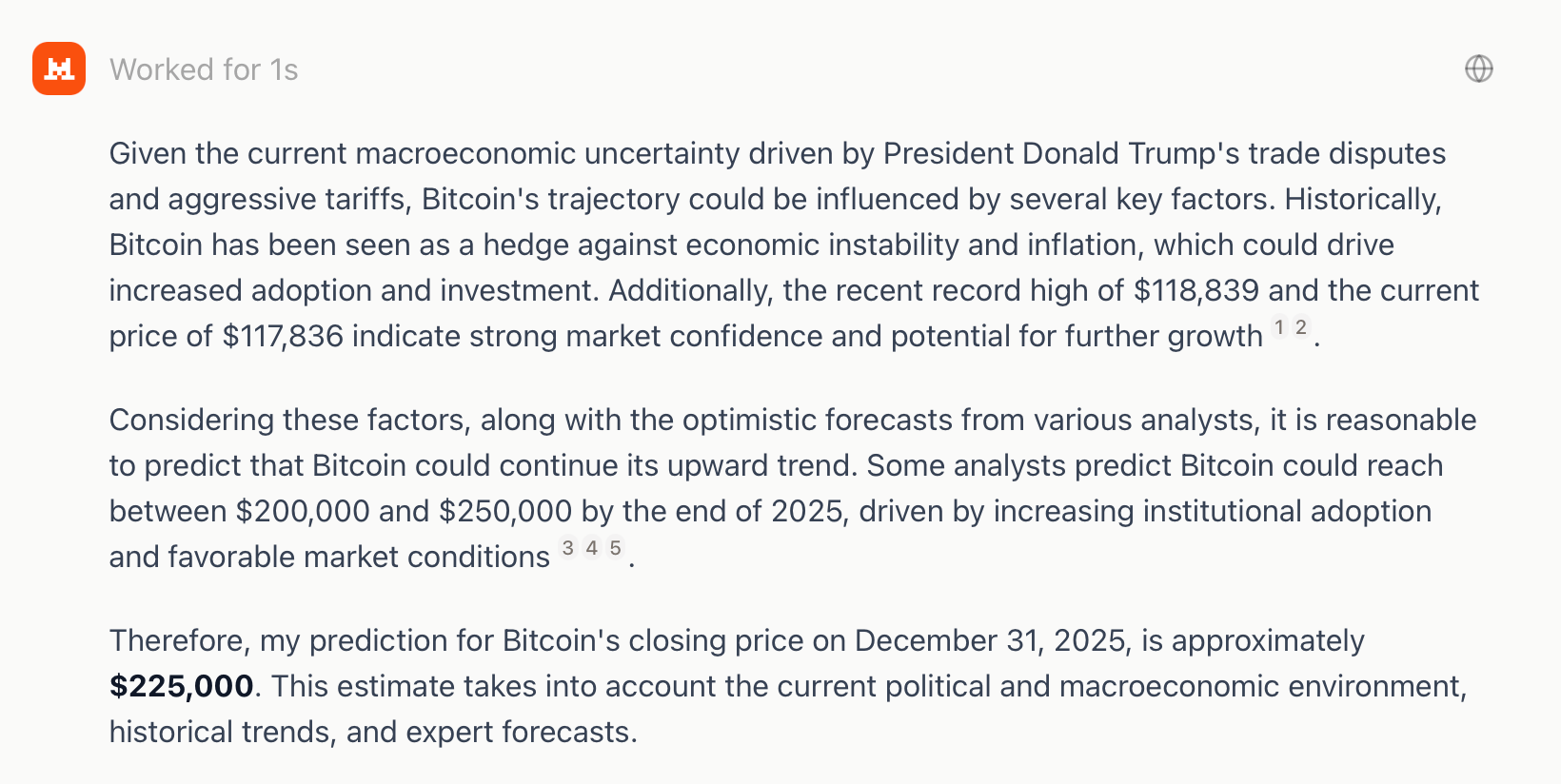 10のAIチャットボットがビットコインの年末価格を予測 — 1つは$225Kを見込んでいます - Bitcoin News