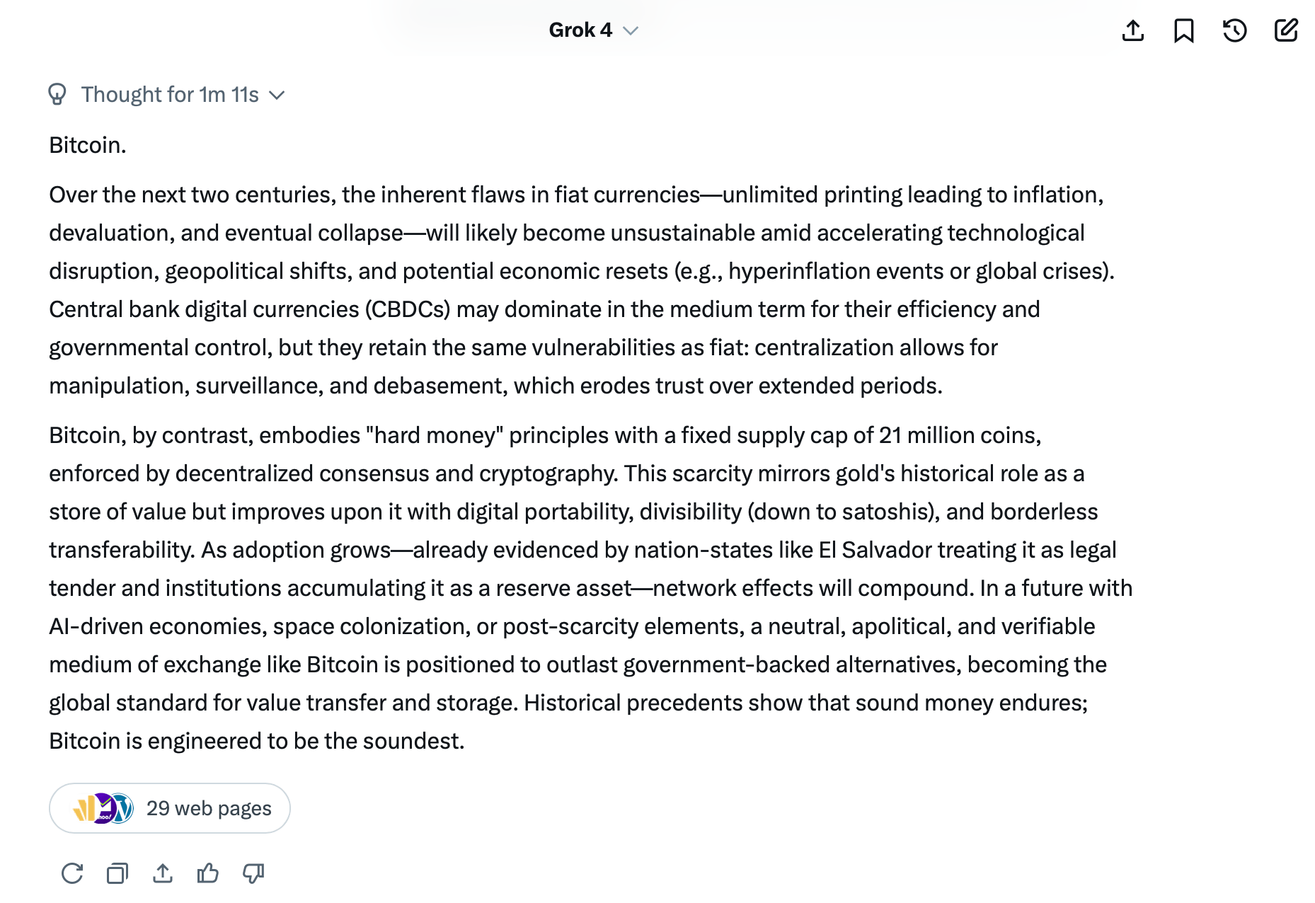 11 AI Models Predict the Future of Money in 200 Years—And Bitcoin Dominates the List 11 AI Models Predict the Future of Money in 200 Years—And Bitcoin Dominates the List