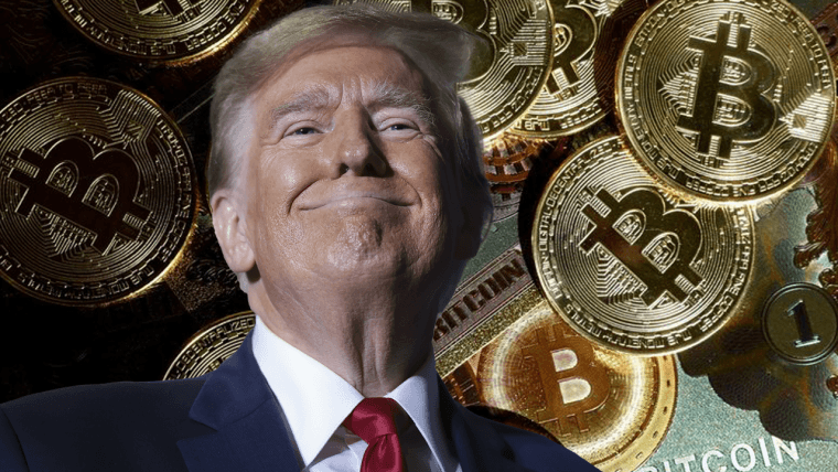 Trump Takes Victory Lap on Nasdaq, Crypto Going ‘Through the Roof’