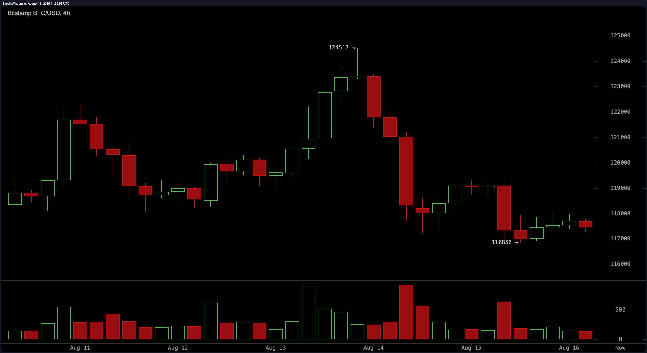 ビットコイン価格ウォッチ: $124Kからの拒否が短期的な弱気見通しを引き起こす - Bitcoin News
