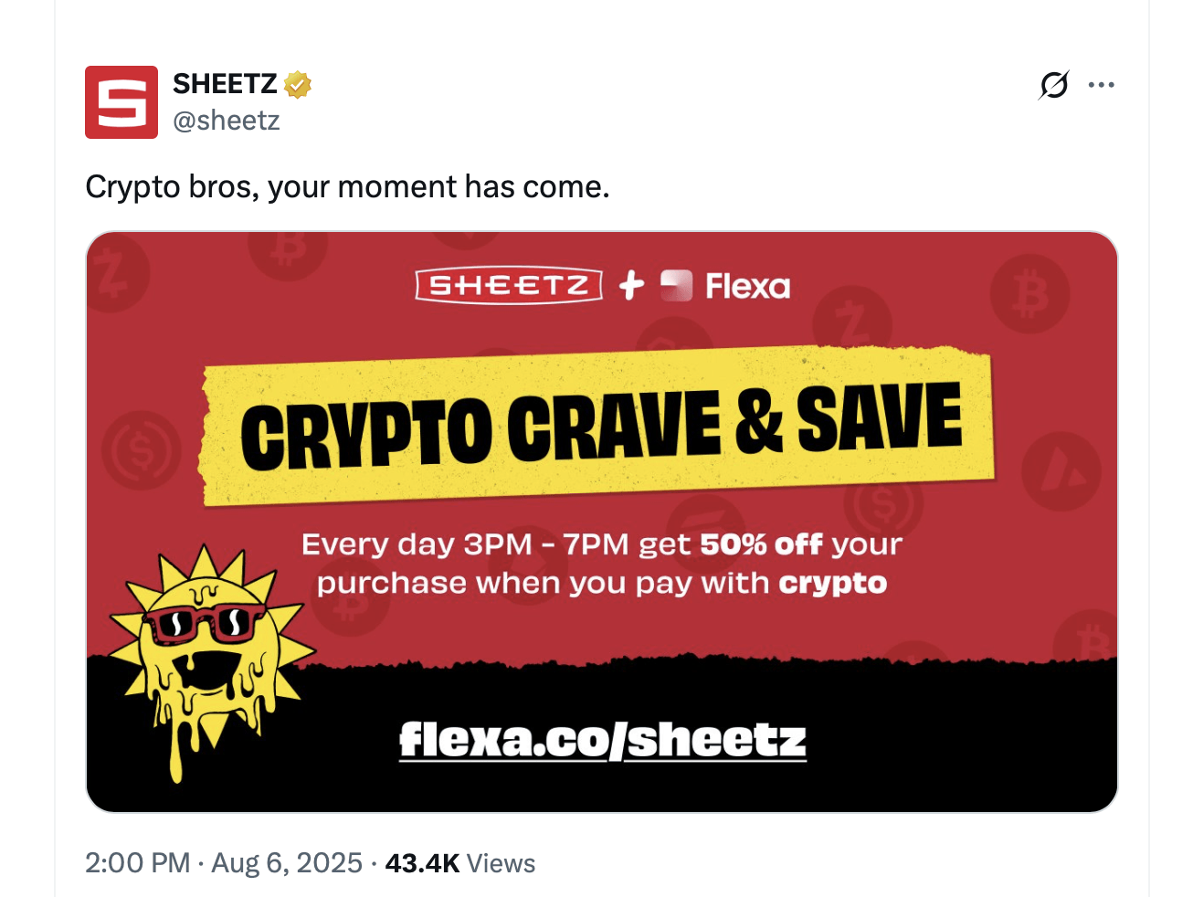 Sheetz Launches 50% Discount for Daily Cryptocurrency Purchases – Crypto  News Bitcoin News
