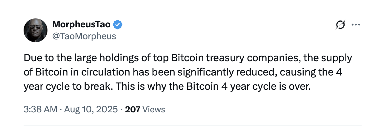 Bitcoin’s 4-Year Cycle on the Chopping Block: Has the Halving Era Finally Ended? Bitcoin’s 4-Year Cycle on the Chopping Block: Has the Halving Era Finally Ended?