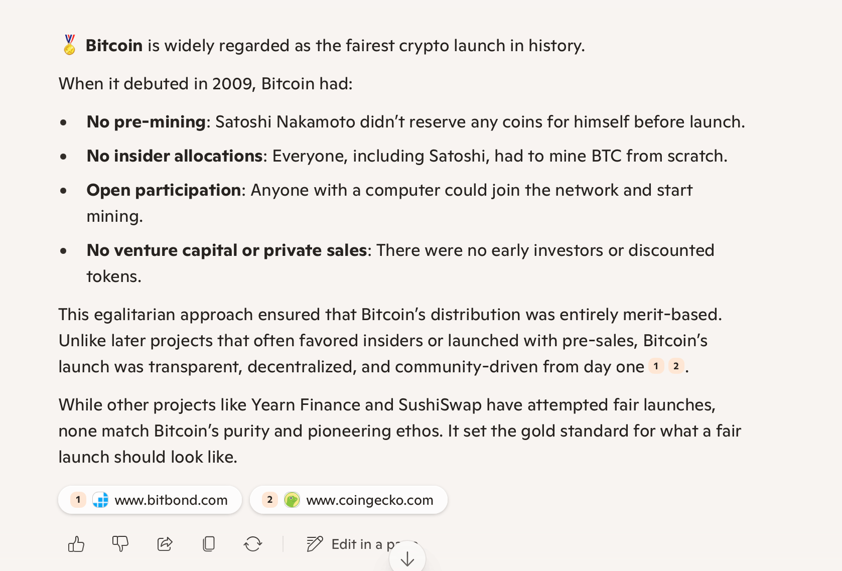 AIの判決：ビットコインのフェアプレイなローンチは暗号通貨の歴史でトップ - Bitcoin News