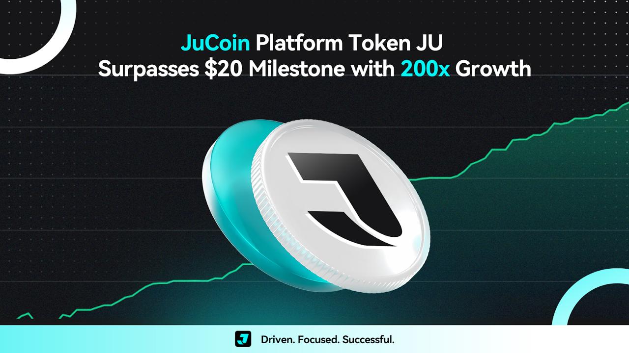 JuCoin Platform Token JU Surpasses Milestone With 200x Growth – Press release Bitcoin News JuCoin Platform Token JU Surpasses Milestone With 200x Growth – Press release Bitcoin News
