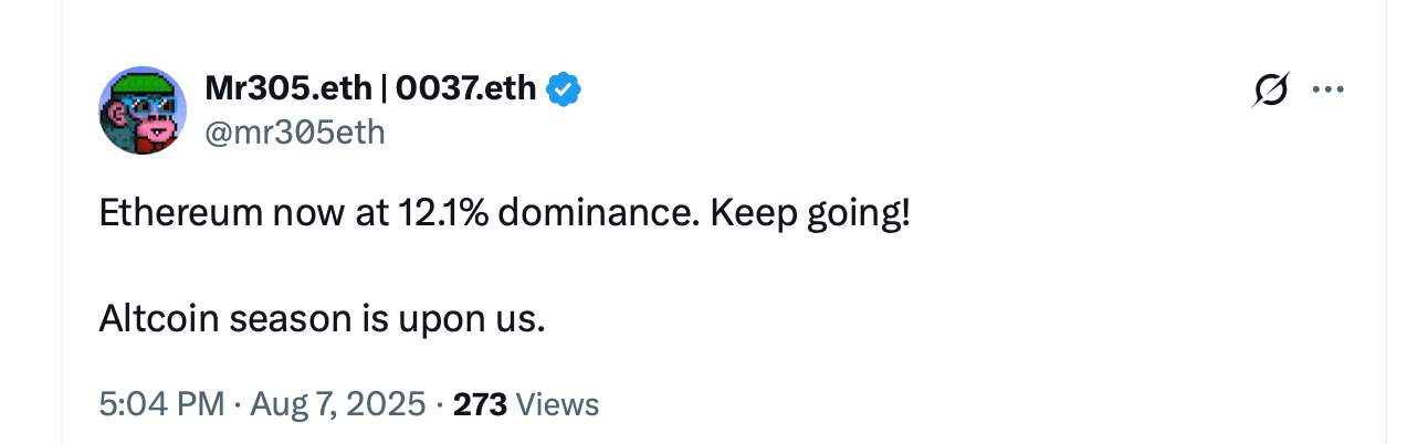 Radar de la Saison Altcoin : La Dynamique se Renforce pour un Choc de Marché Radar de la Saison Altcoin : La Dynamique se Renforce pour un Choc de Marché