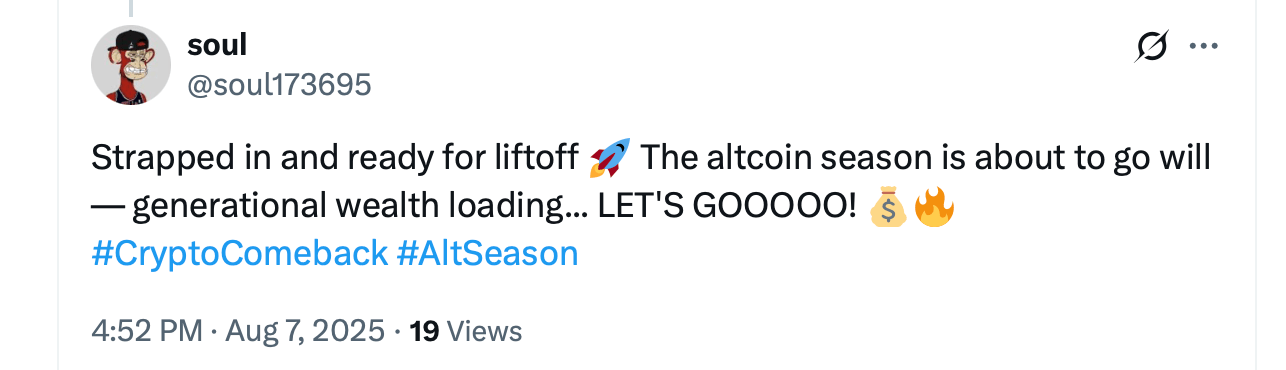 Radar de la Saison Altcoin : La Dynamique se Renforce pour un Choc de Marché Radar de la Saison Altcoin : La Dynamique se Renforce pour un Choc de Marché