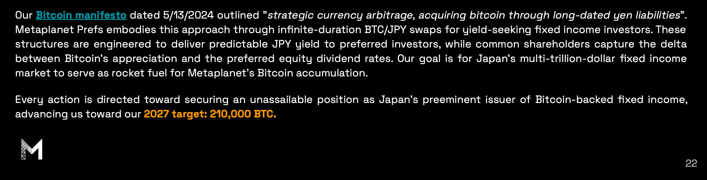 Metaplanet 旨在将日本固定收益市场转化为比特币增长引擎