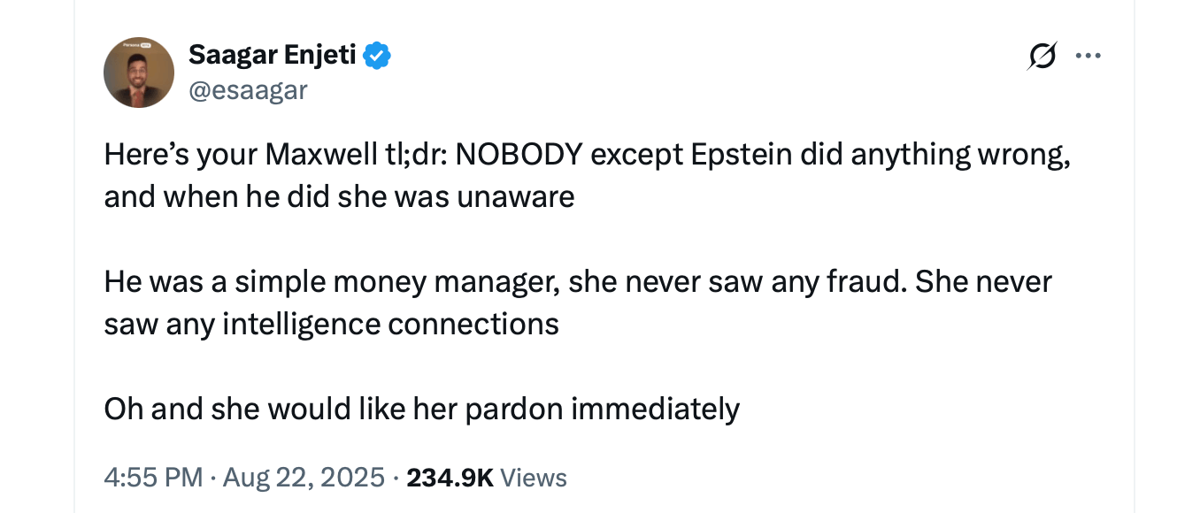 Ghislaine Maxwell Breaks Silence: Claims Epstein Didn’t Kill Himself, Eyes Trump Pardon Ghislaine Maxwell Breaks Silence: Claims Epstein Didn’t Kill Himself, Eyes Trump Pardon