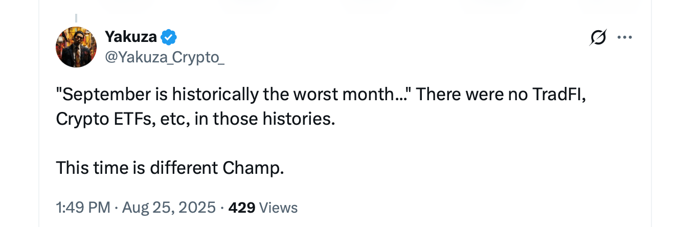 L'histoire Hante : Le Taux de Perte de 67% pour le Bitcoin en Septembre Alimente les Discussions sur une Malédiction L'histoire Hante : Le Taux de Perte de 67% pour le Bitcoin en Septembre Alimente les Discussions sur une Malédiction