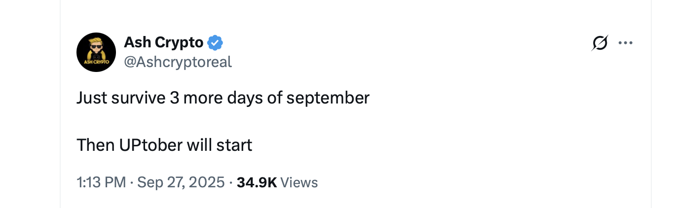 비트코인의 4분기 준비: '업토버' 열기가 집중된 10월 기록 비트코인의 4분기 준비: '업토버' 열기가 집중된 10월 기록