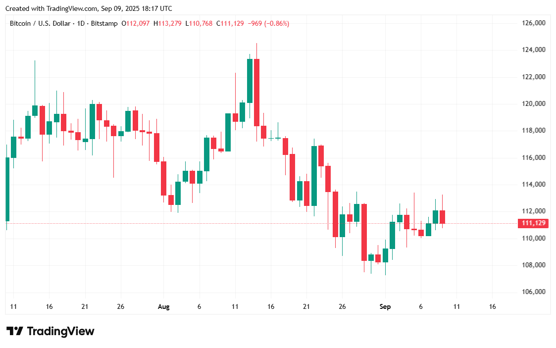 Bitcoin Drops Back to $110K As Nearly a Million Jobs Vanish Bitcoin Drops Back to $110K As Nearly a Million Jobs Vanish