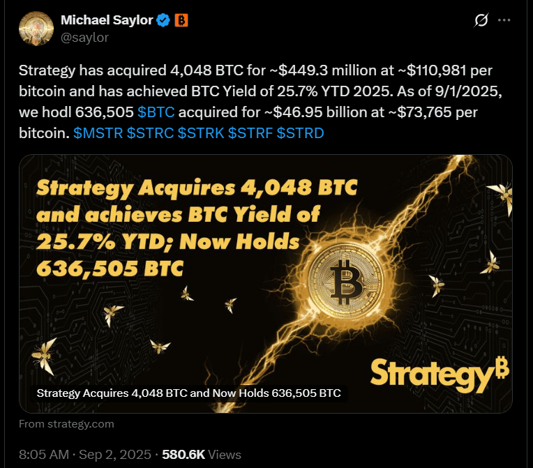 Bitcoin Reclaims $111K After Strategy and Metaplanet Go Bargain Hunting Bitcoin Reclaims $111K After Strategy and Metaplanet Go Bargain Hunting