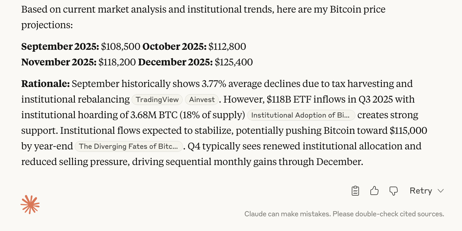 Bo Bitcoin dosegel 180K $? OpenAI-jev ChatGPT, Elon Musk-ov Grok in drugi AI modeli tehtajo