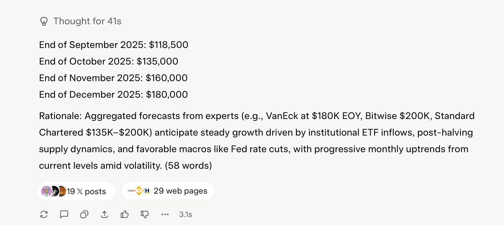 Bo Bitcoin dosegel 180K $? OpenAI-jev ChatGPT, Elon Musk-ov Grok in drugi AI modeli tehtajo Bo Bitcoin dosegel 180K $? OpenAI-jev ChatGPT, Elon Musk-ov Grok in drugi AI modeli tehtajo