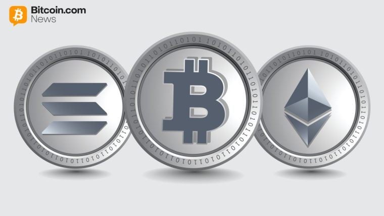 Bitcoin and Ether Extend Streak With $448 Million Inflow as Solana ETF Debuts