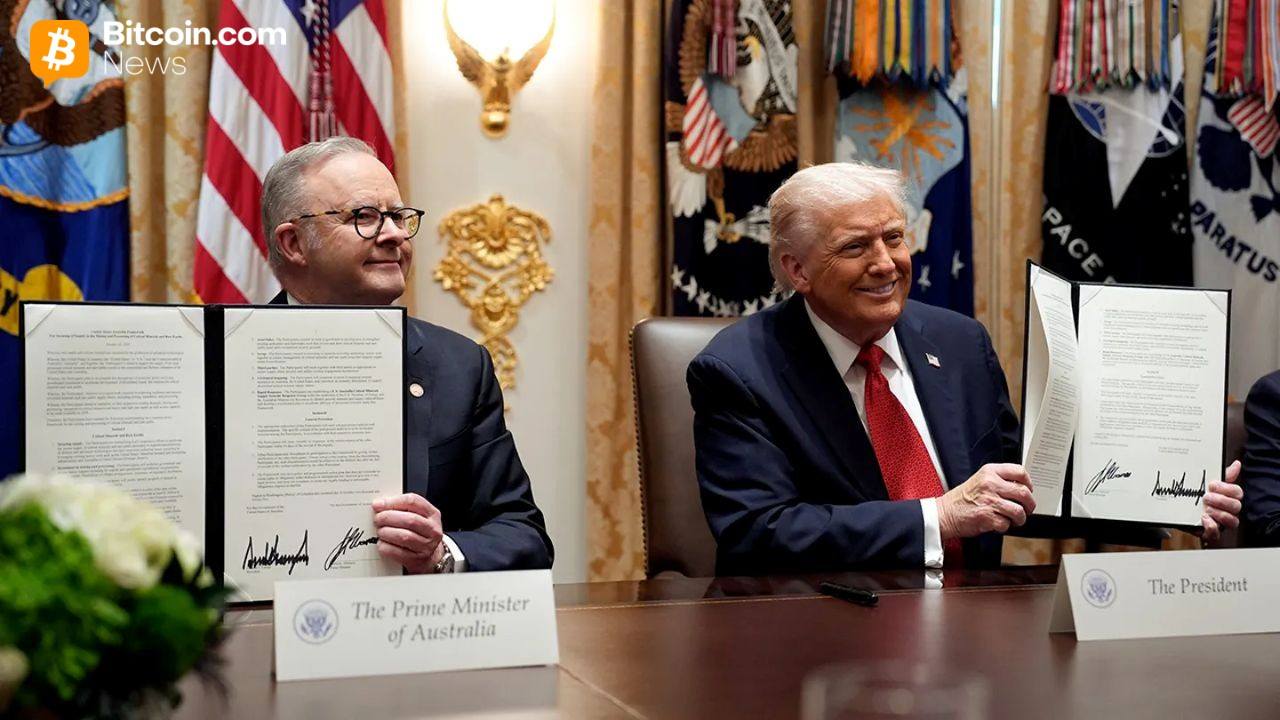 Bitcoin steigt auf $113K im Zuge eines $8.5B US-Australien-Seltenen-Erden-Abkommens  - Bitcoin News