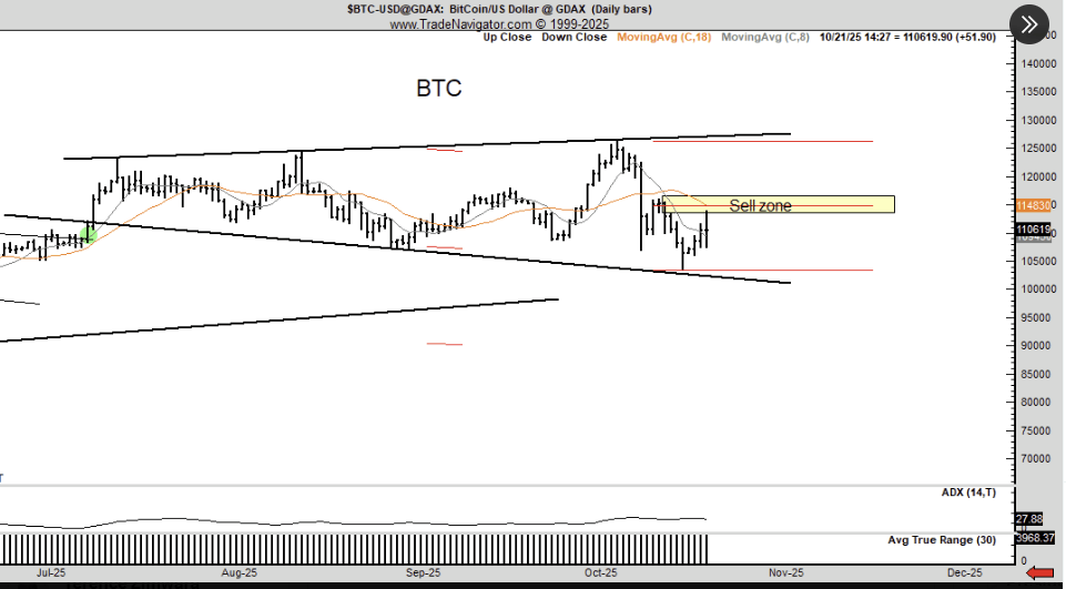 ベテラントレーダーによるビットコインの『拡大トップ』パターン、50％の下落警告を引き起こす