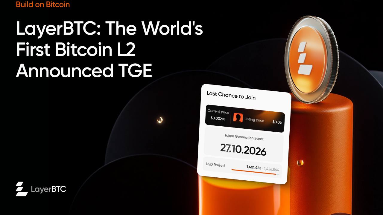 LayerBTC Hit .4M and Announced Listing Date for 27th October: How Layer 2 Can Help Bitcoin to Hit New ATH LayerBTC Hit .4M and Announced Listing Date for 27th October: How Layer 2 Can Help Bitcoin to Hit New ATH