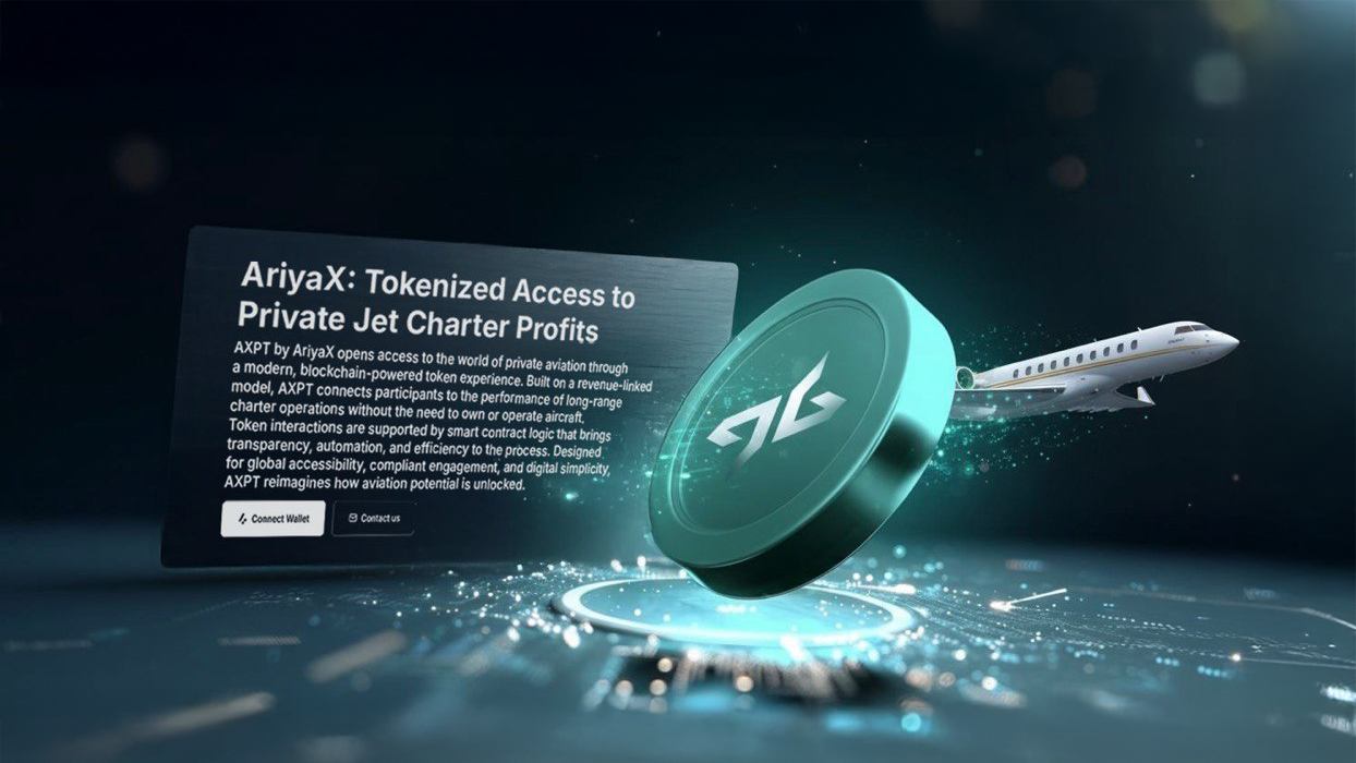 Private Aviation Company AriyaX Launches Tokenized Aviation Framework AXPT