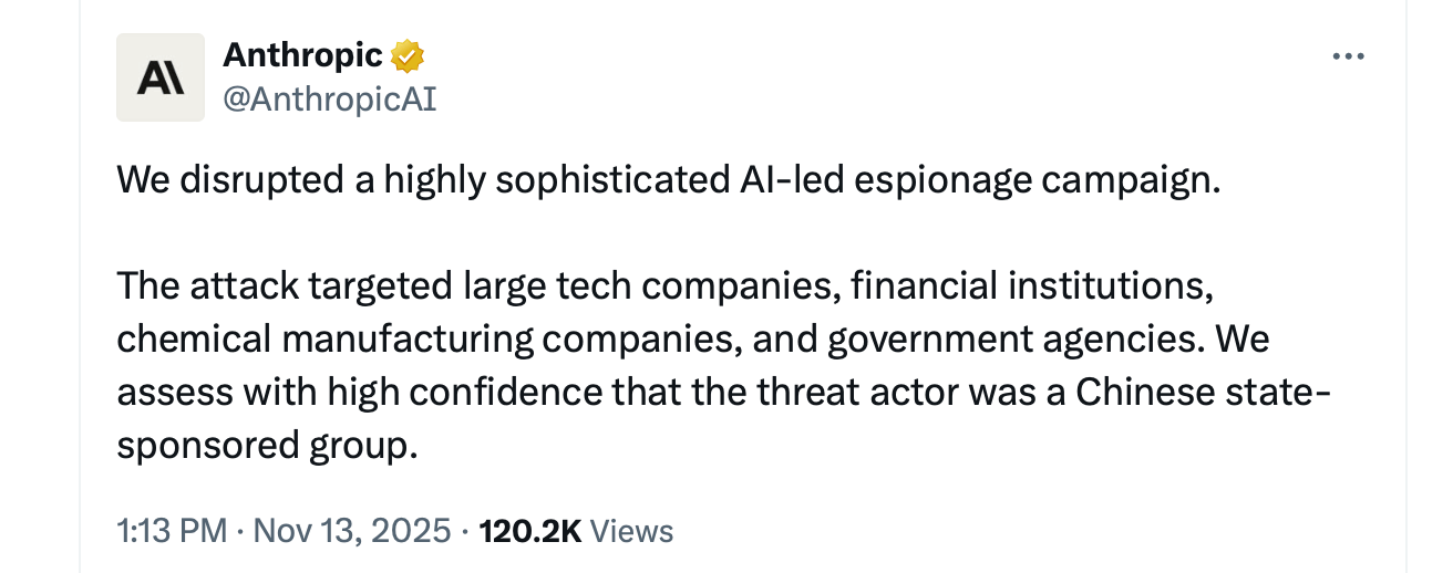 Anthropic Warns Cyberattack Barriers Have Fallen as AI Capabilities Accelerate Anthropic Warns Cyberattack Barriers Have Fallen as AI Capabilities Accelerate