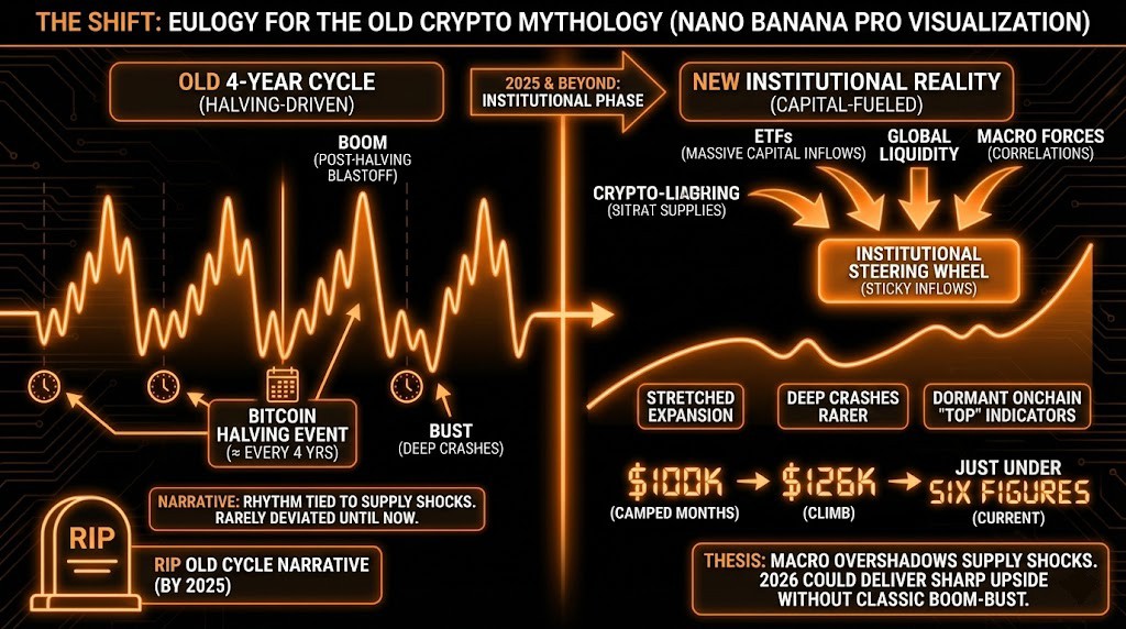 2025 End of Year Report Narratives of the Year 4 year cycle infographic