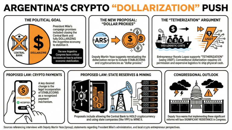 Analis Argentina Percaya 'Tetherization' Ekonomi Mungkin Ada di Peta Jalan Kongres 2026 Analis Argentina Percaya 'Tetherization' Ekonomi Mungkin Ada di Peta Jalan Kongres 2026